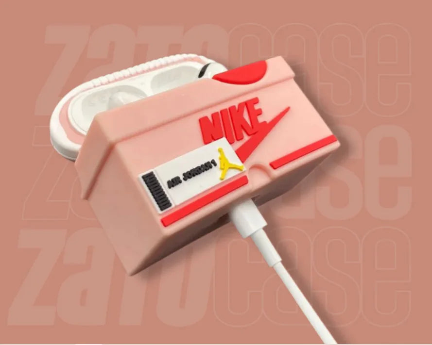 Pink Sneakers Case for AirPods