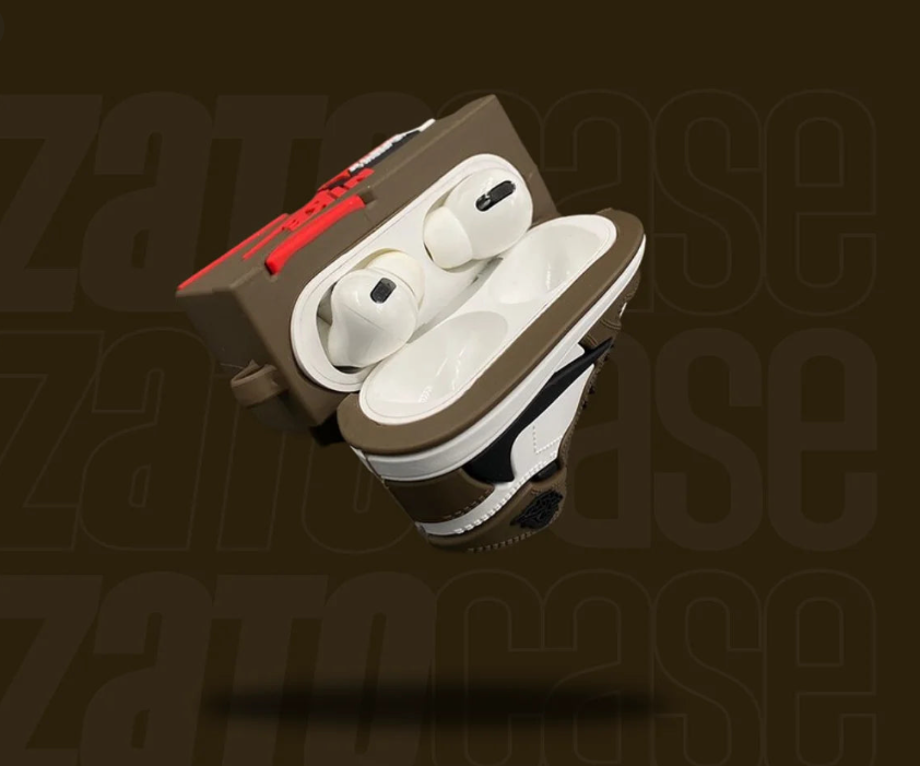 Brown Sneakers Case for AirPods