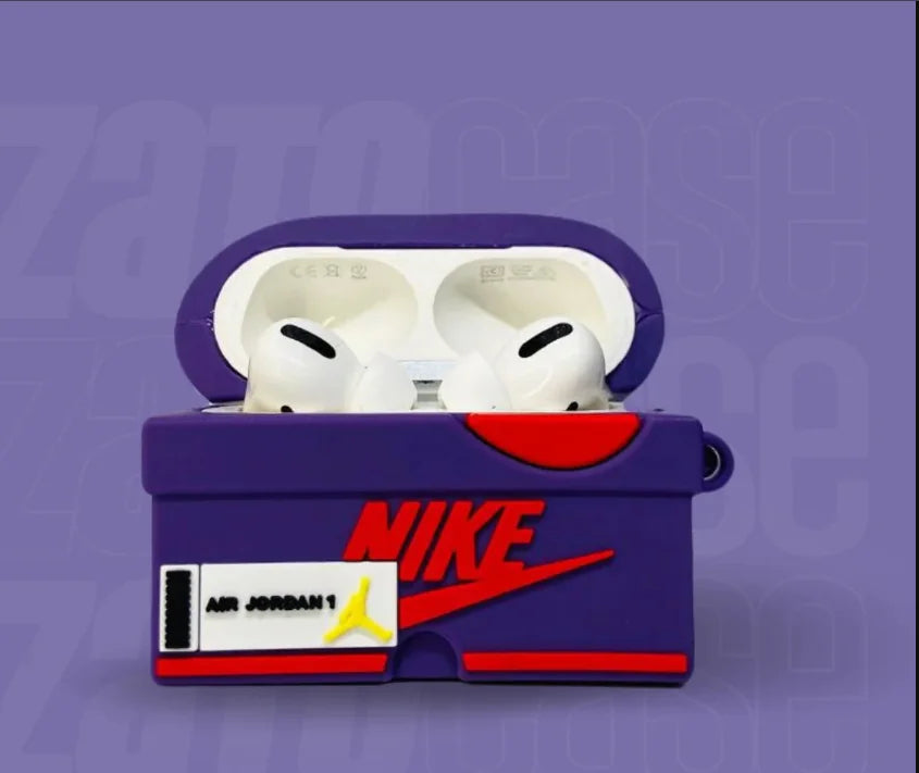Purple Sneakers Case for AirPods