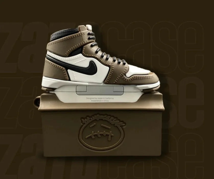 Brown Sneakers Case for AirPods