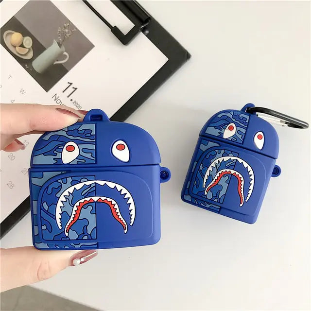 Shark Backpack Case for AirPods