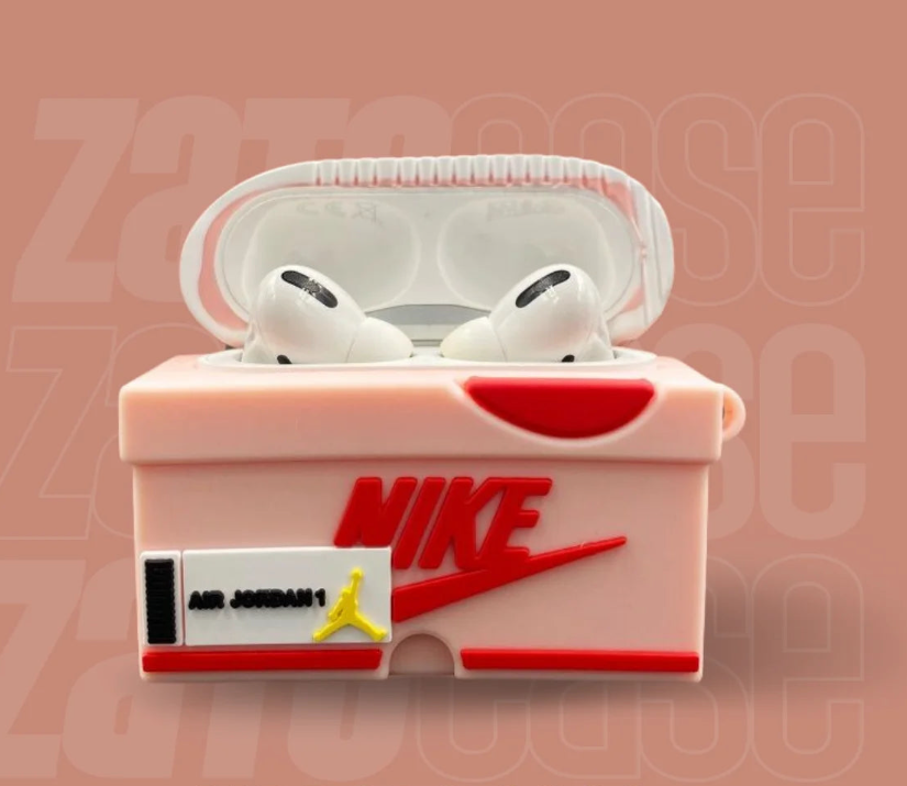 Pink Sneakers Case for AirPods