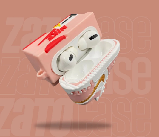 Pink Sneakers Case for AirPods